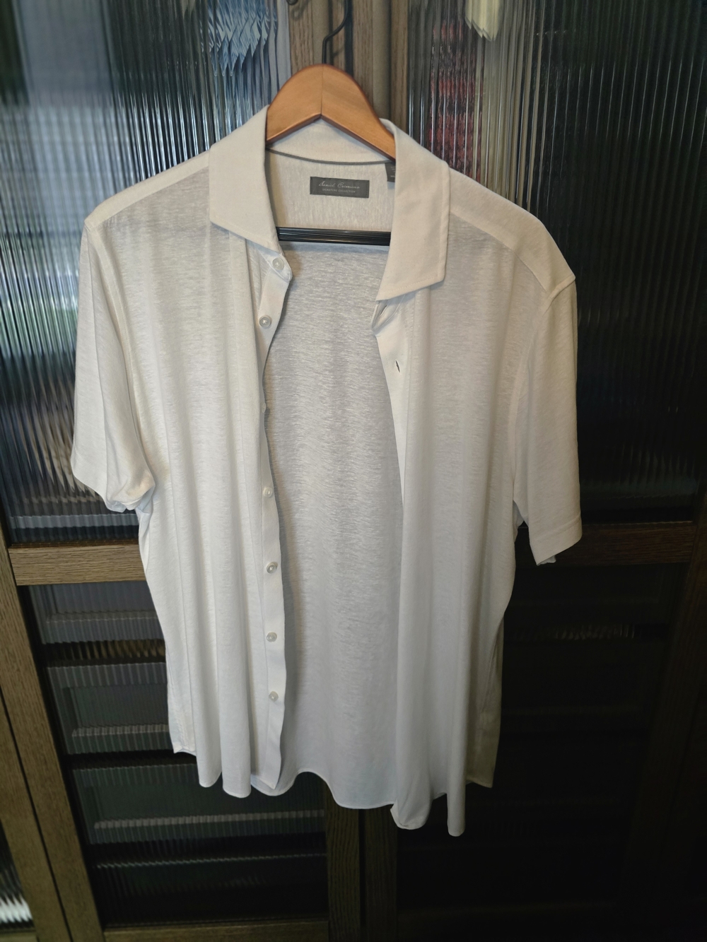 Daniel Cremieux Men's Short Sleeve Button-Down Shirt - White